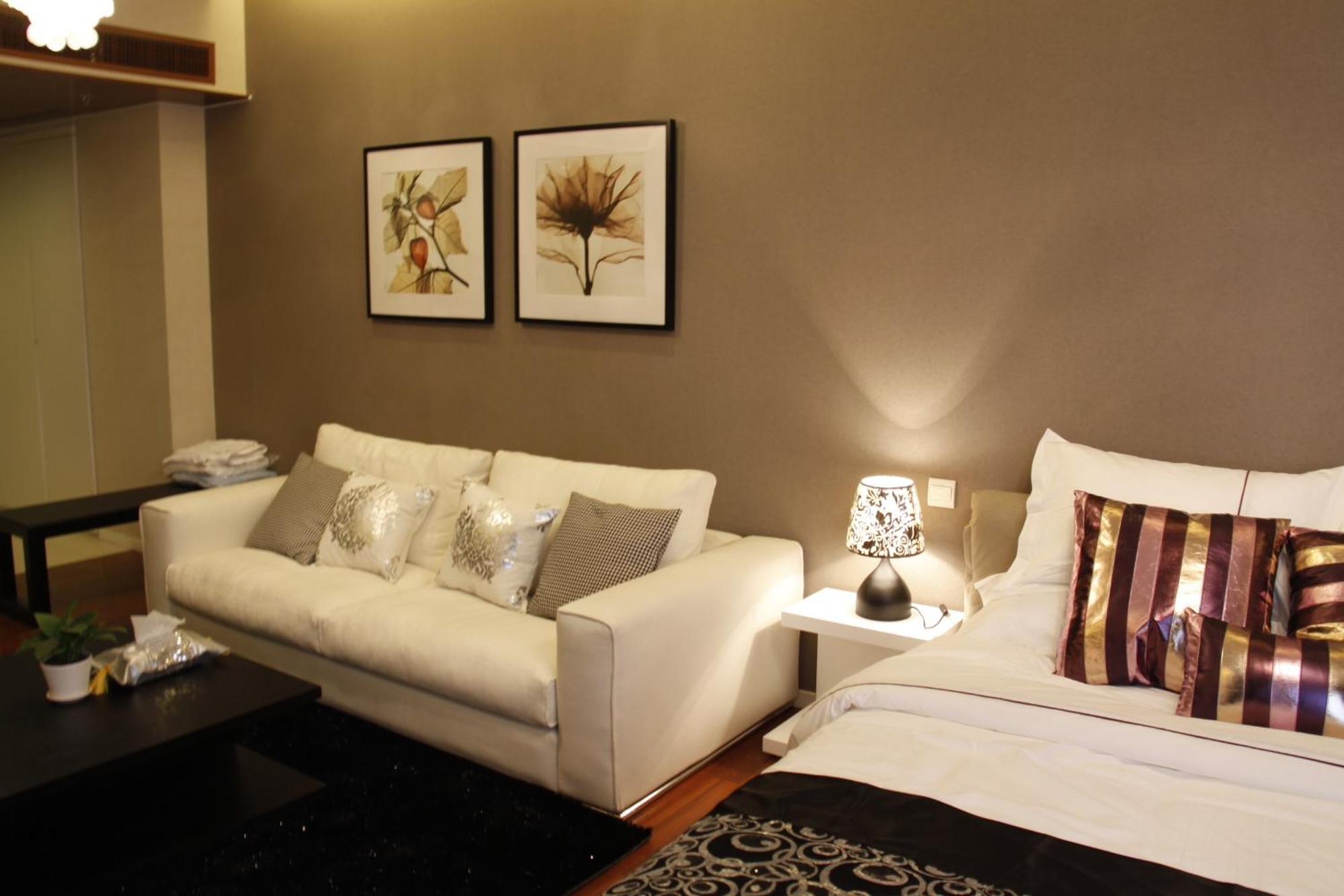 Jiu Du Hui Serviced Apartment Peking Exterior foto