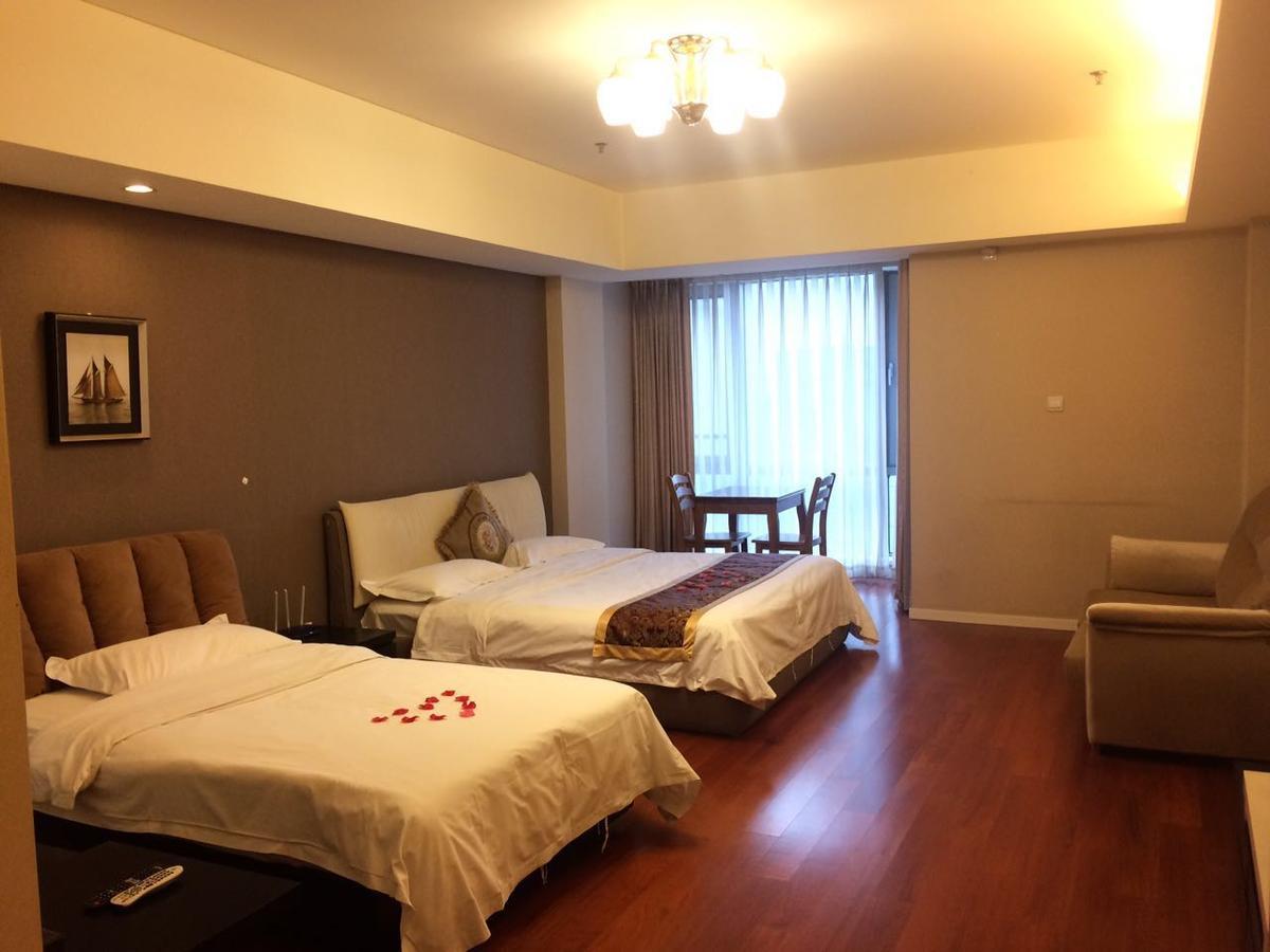 Jiu Du Hui Serviced Apartment Peking Exterior foto