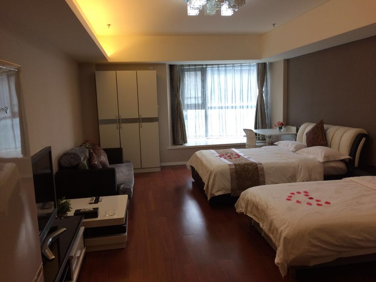 Jiu Du Hui Serviced Apartment Peking Exterior foto