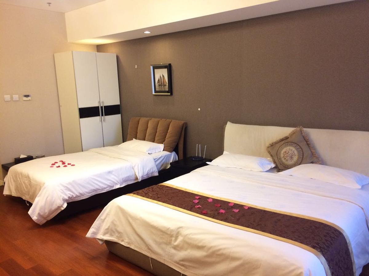 Jiu Du Hui Serviced Apartment Peking Exterior foto
