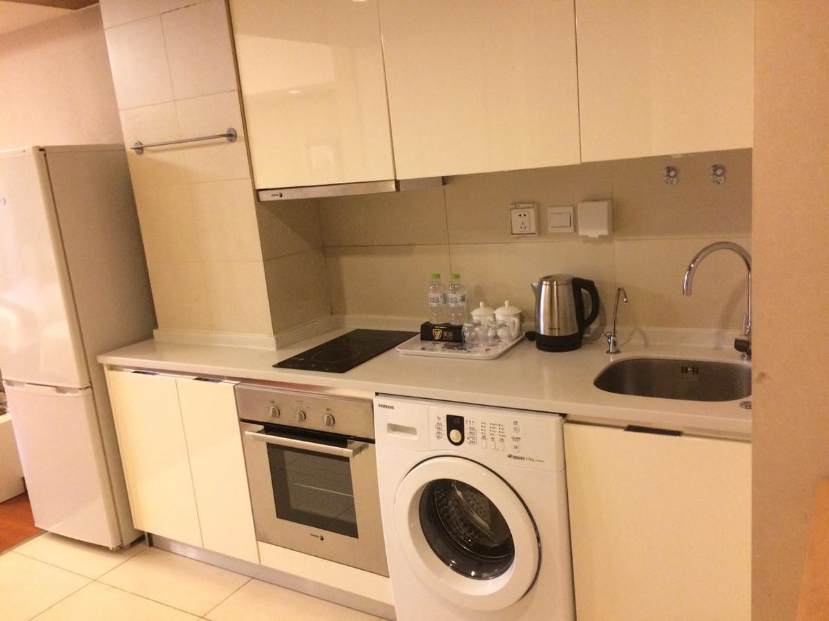 Jiu Du Hui Serviced Apartment Peking Exterior foto