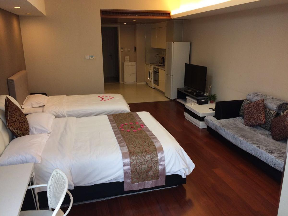 Jiu Du Hui Serviced Apartment Peking Exterior foto