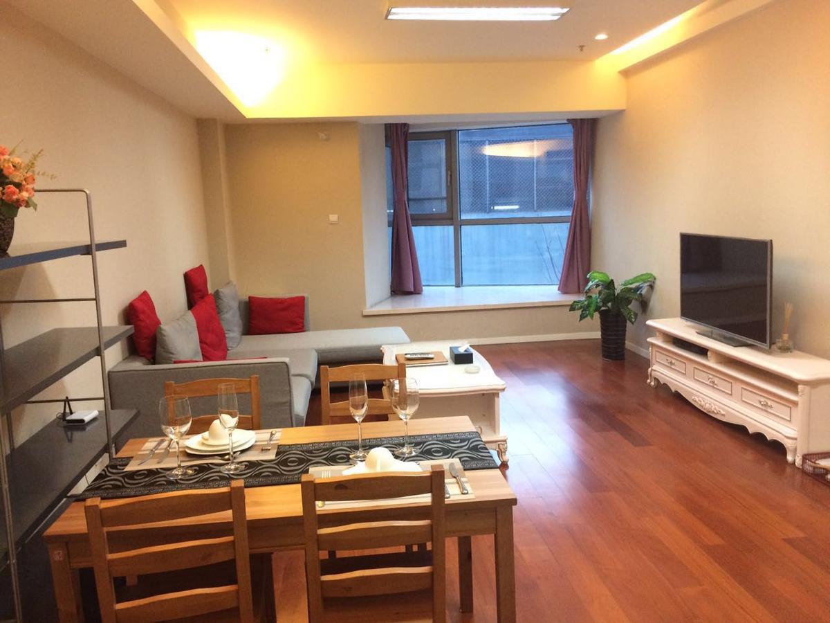Jiu Du Hui Serviced Apartment Peking Exterior foto