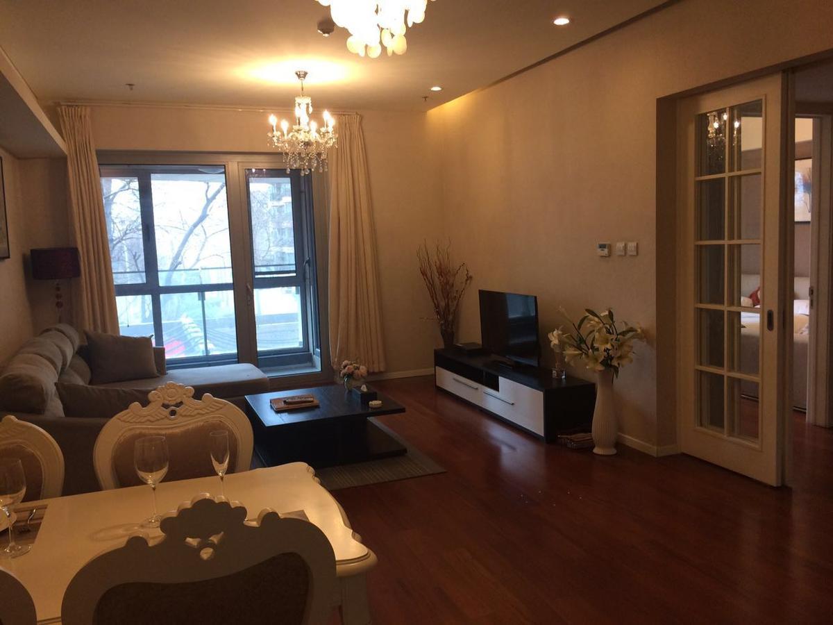 Jiu Du Hui Serviced Apartment Peking Exterior foto