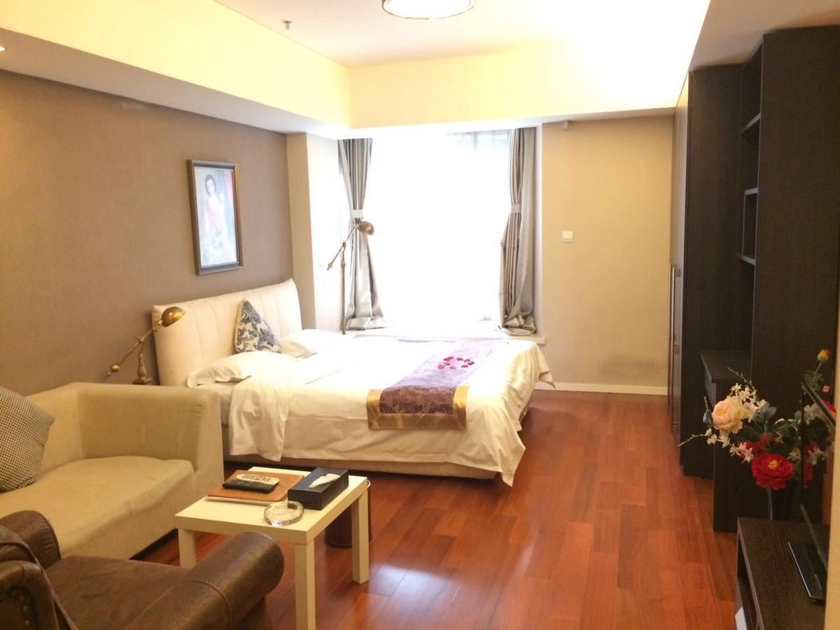 Jiu Du Hui Serviced Apartment Peking Exterior foto