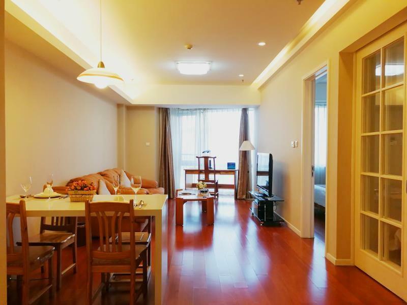 Jiu Du Hui Serviced Apartment Peking Exterior foto