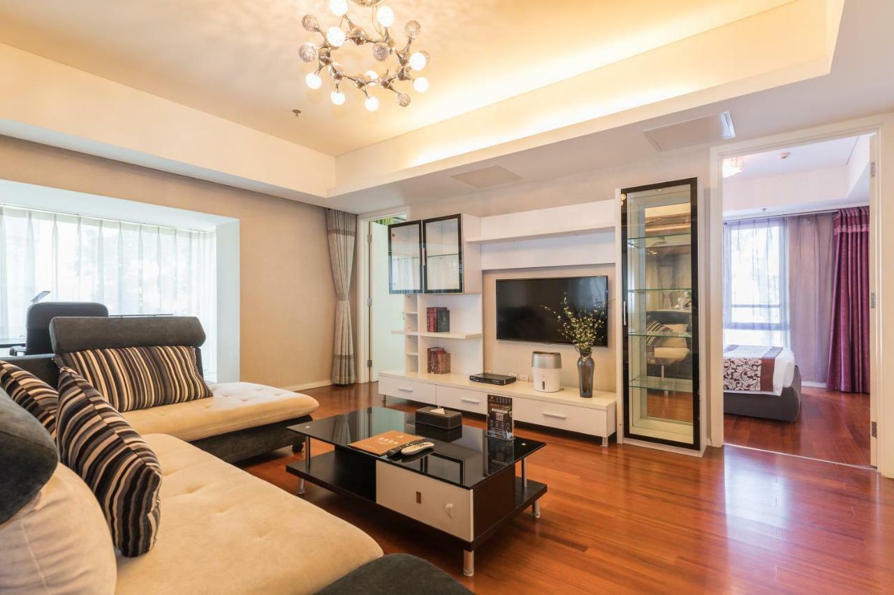 Jiu Du Hui Serviced Apartment Peking Exterior foto