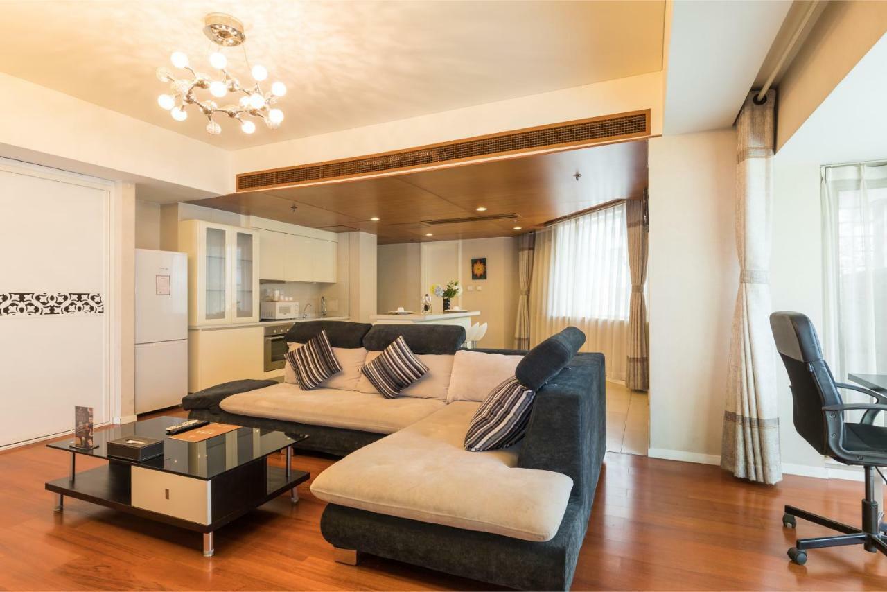 Jiu Du Hui Serviced Apartment Peking Exterior foto