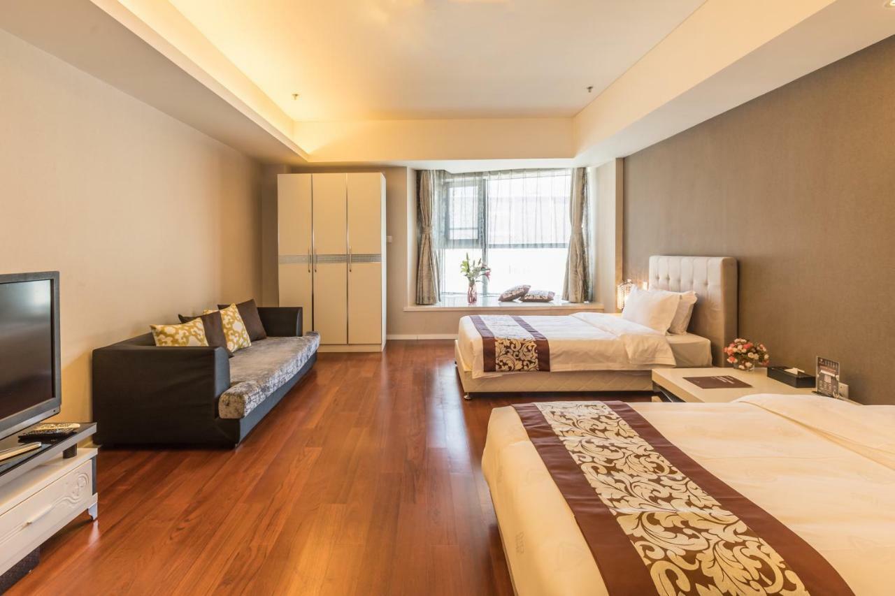 Jiu Du Hui Serviced Apartment Peking Exterior foto