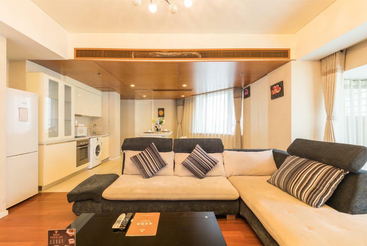 Jiu Du Hui Serviced Apartment Peking Exterior foto