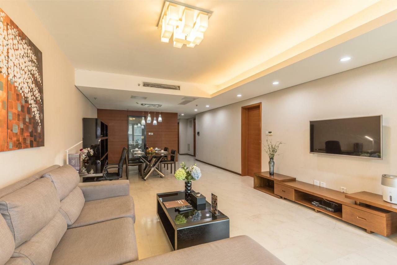 Jiu Du Hui Serviced Apartment Peking Exterior foto
