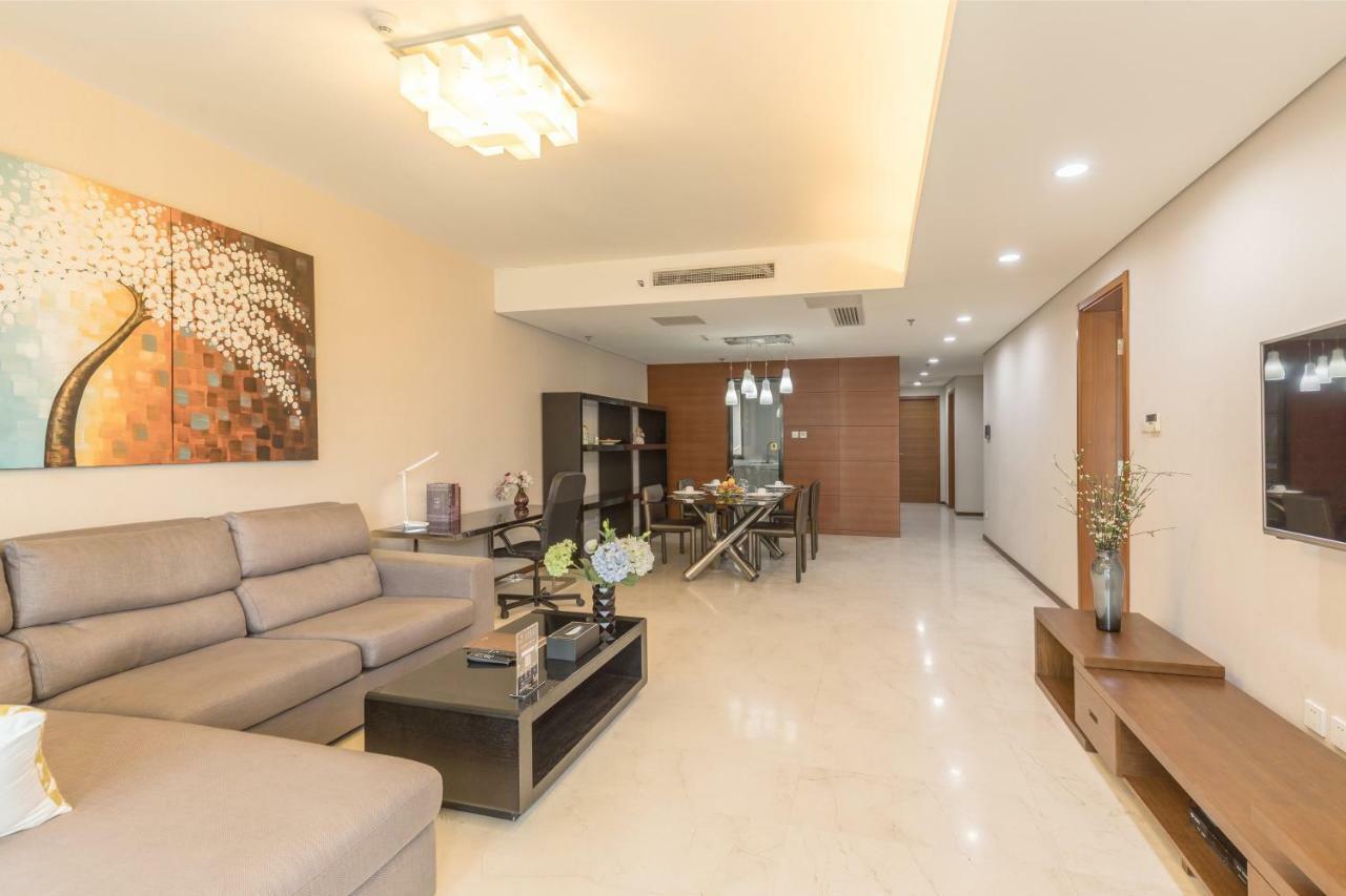Jiu Du Hui Serviced Apartment Peking Exterior foto