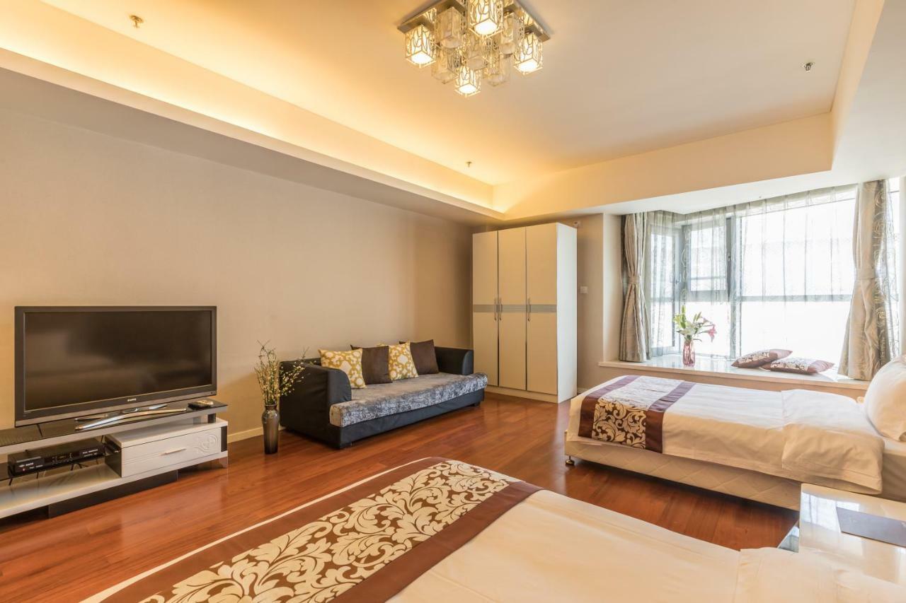 Jiu Du Hui Serviced Apartment Peking Exterior foto