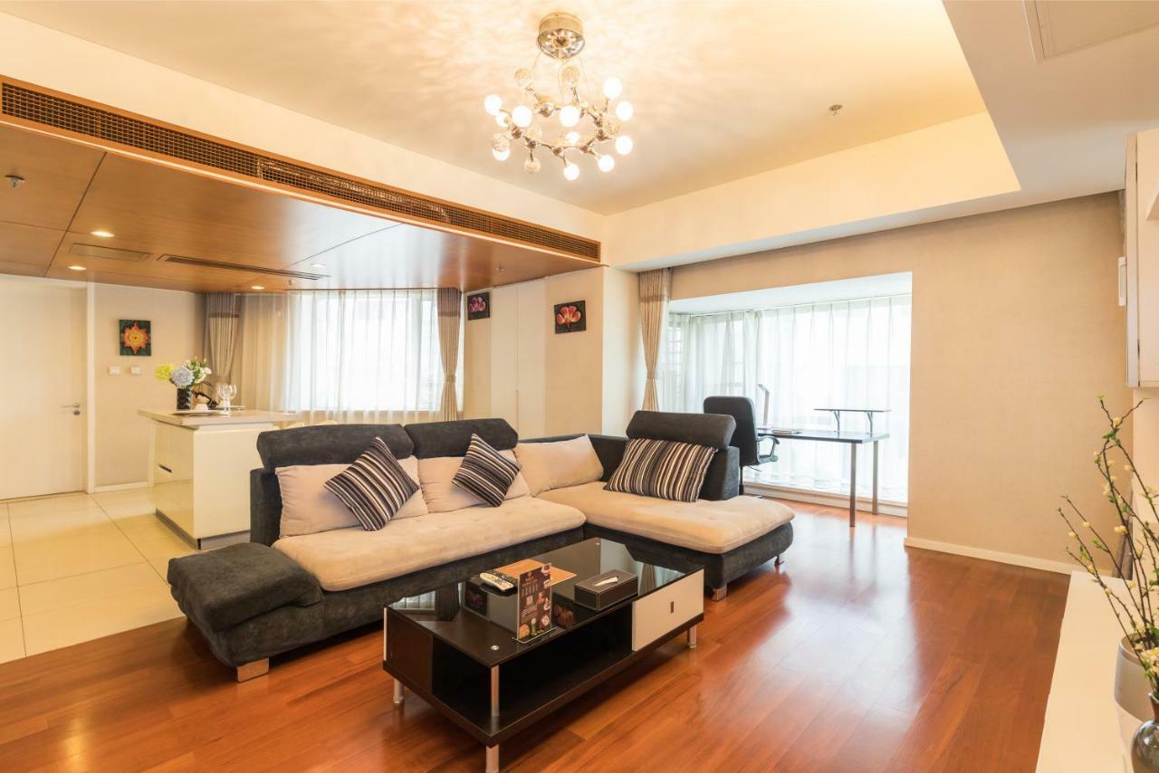 Jiu Du Hui Serviced Apartment Peking Exterior foto