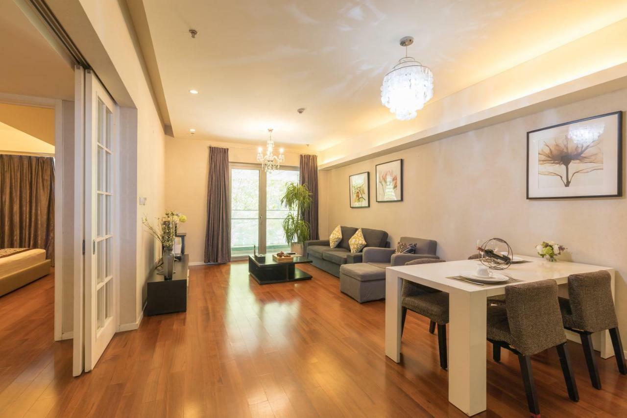 Jiu Du Hui Serviced Apartment Peking Exterior foto