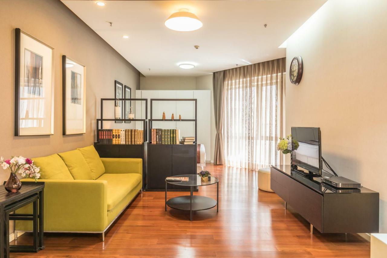 Jiu Du Hui Serviced Apartment Peking Exterior foto